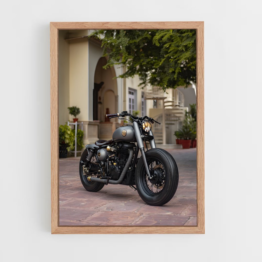 Poster Route Vintage – affiche Royal Enfield (vue 4)